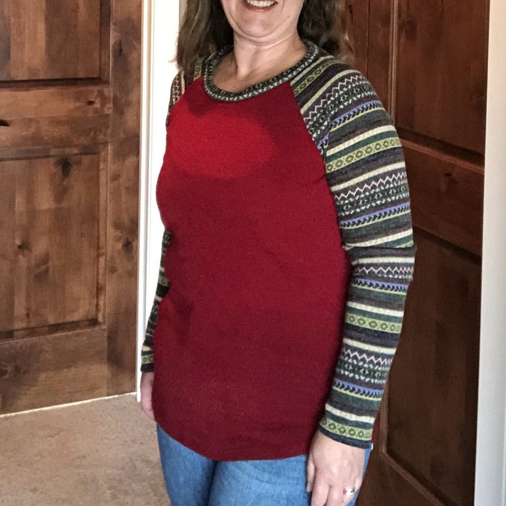 Chris & Carol Nordic Print Sweater